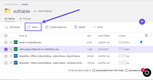 ShareFile's key features are sharing files within customer communication management software