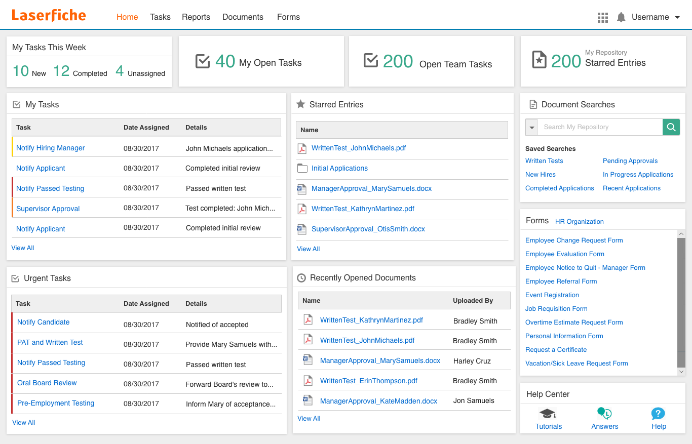 Laserfiche: a secure location to store your documents digitally
