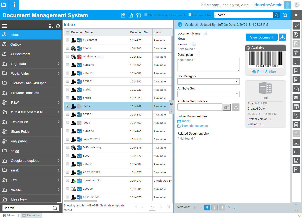 Onfinity – a digital location for storing enterprise documents