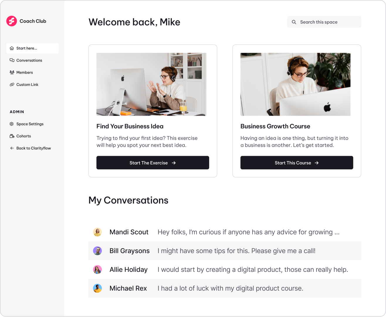 Clarityflow: coaching software for the modern coaching business