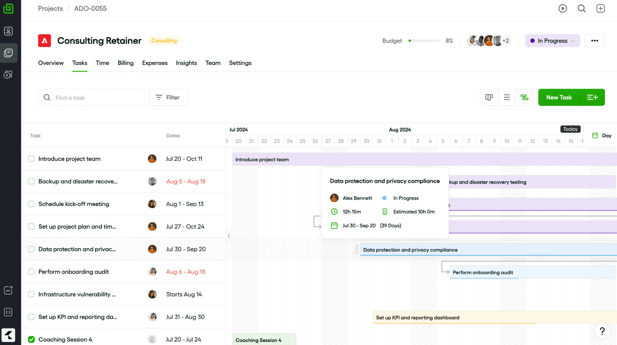 Bonsai client portal software