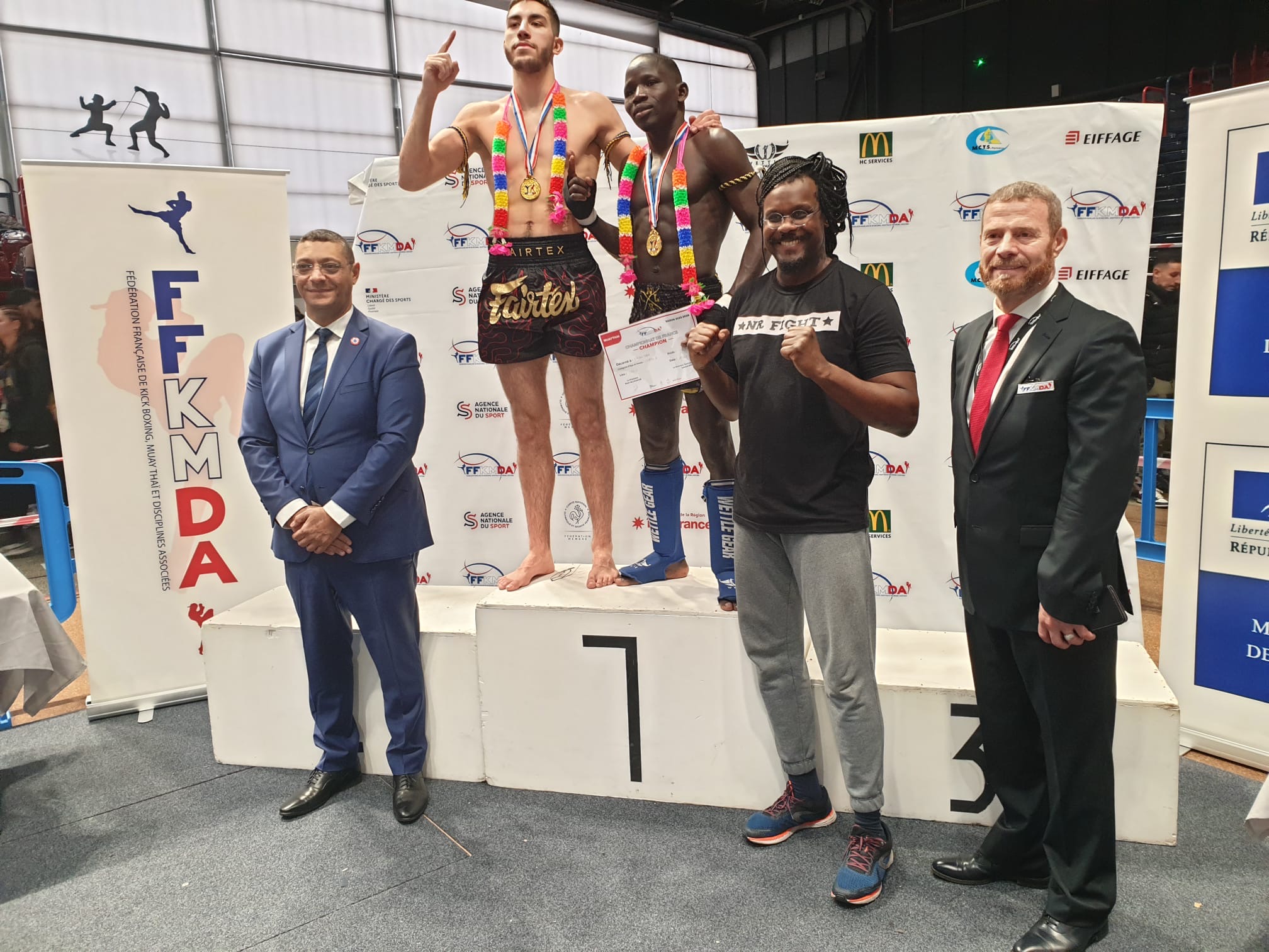 Compétition Muay Thaï NRFight Paris combat championnat FFKMDA