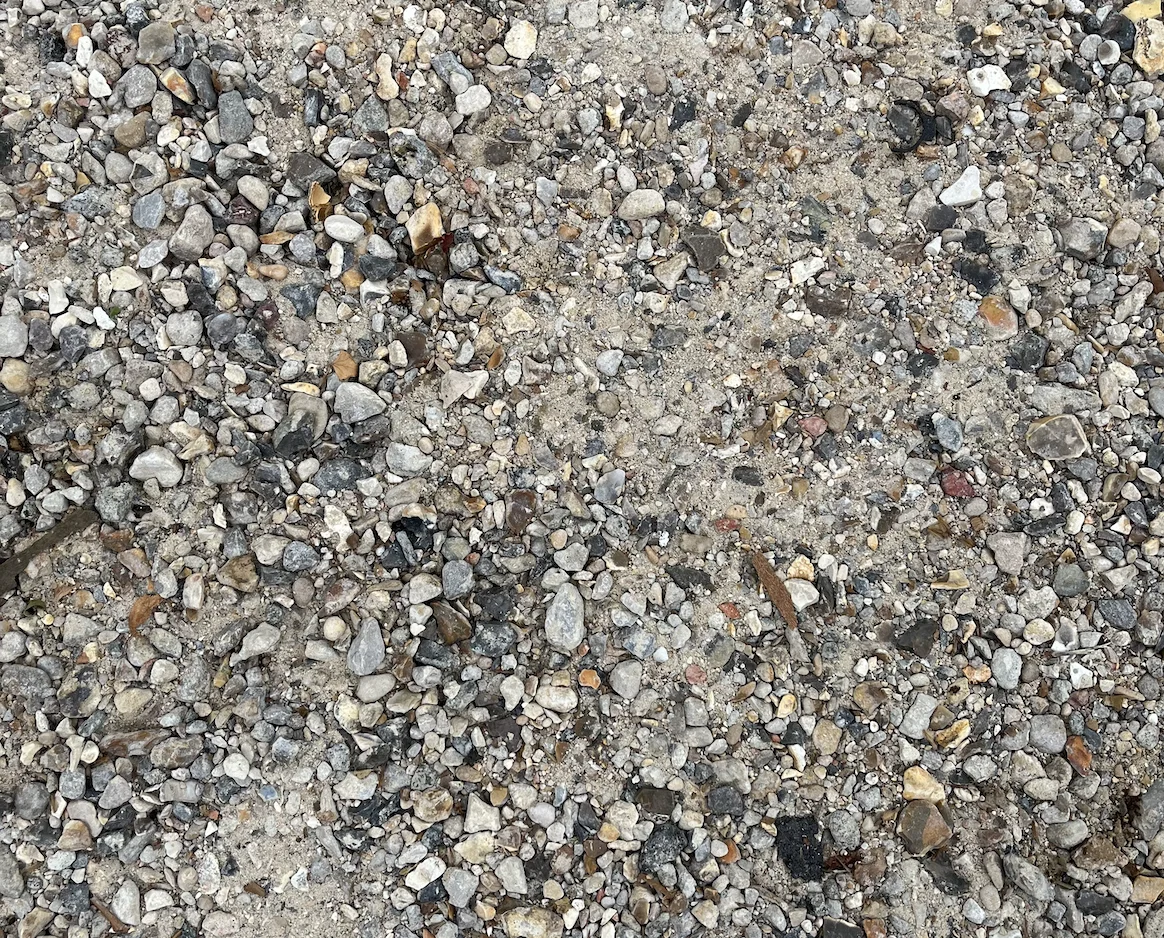 Livraison de grave semi-concassée