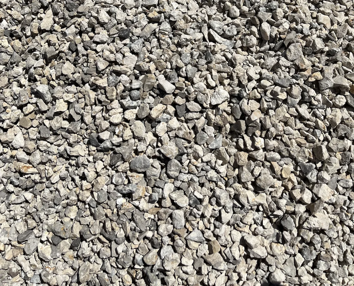 Gravier concassé