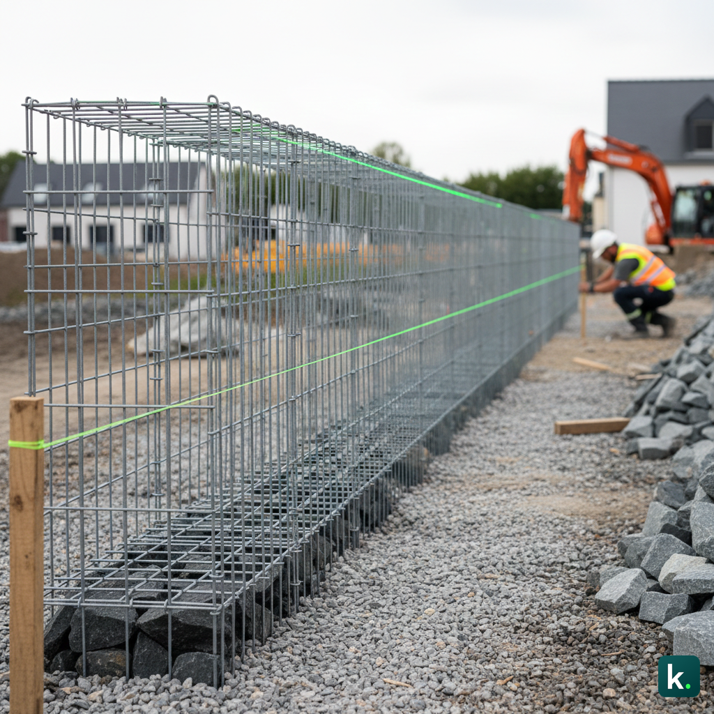 Comment construire un mur en gabion ?