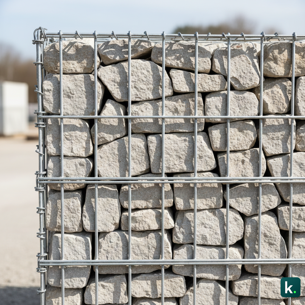 Gros plan sur le parement pierre posé à la main.