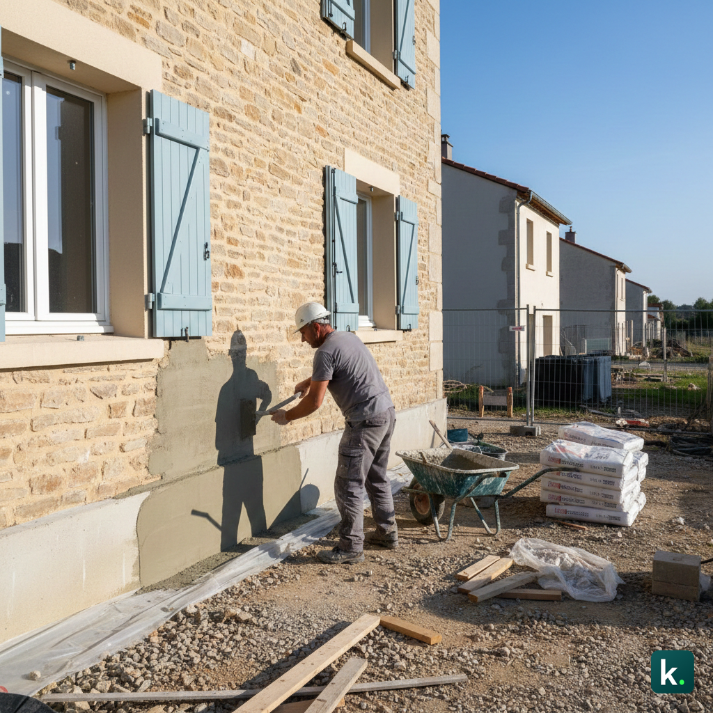 Comment faire un enduit de soubassement ?