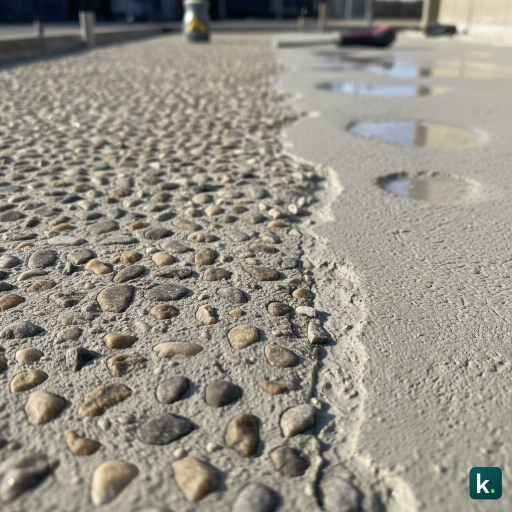 Petite surface test béton