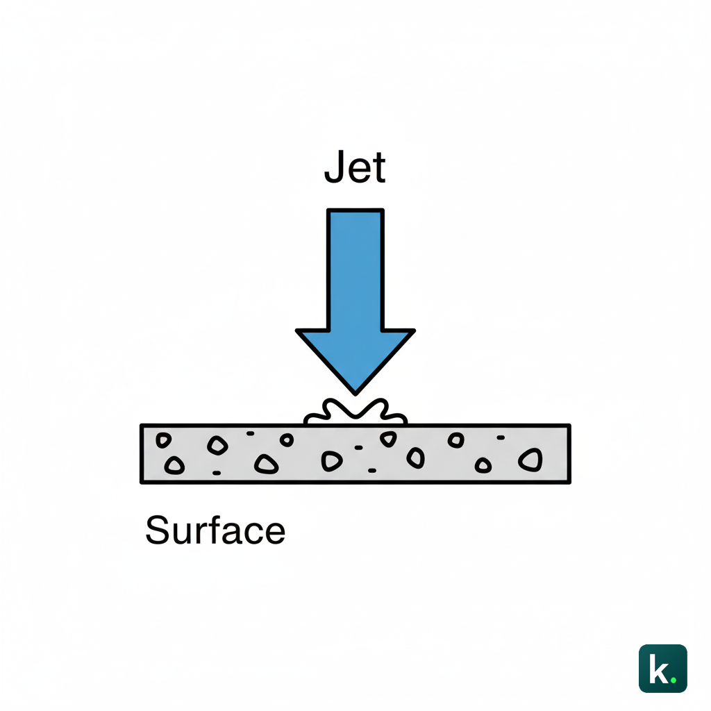 Illustration jet haute pression