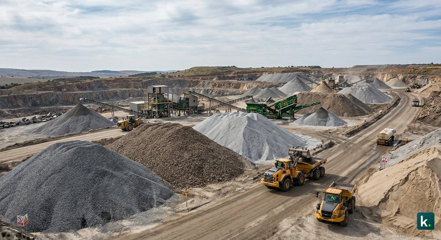 Les tendances du marché des granulats en France : perspectives pour 2025