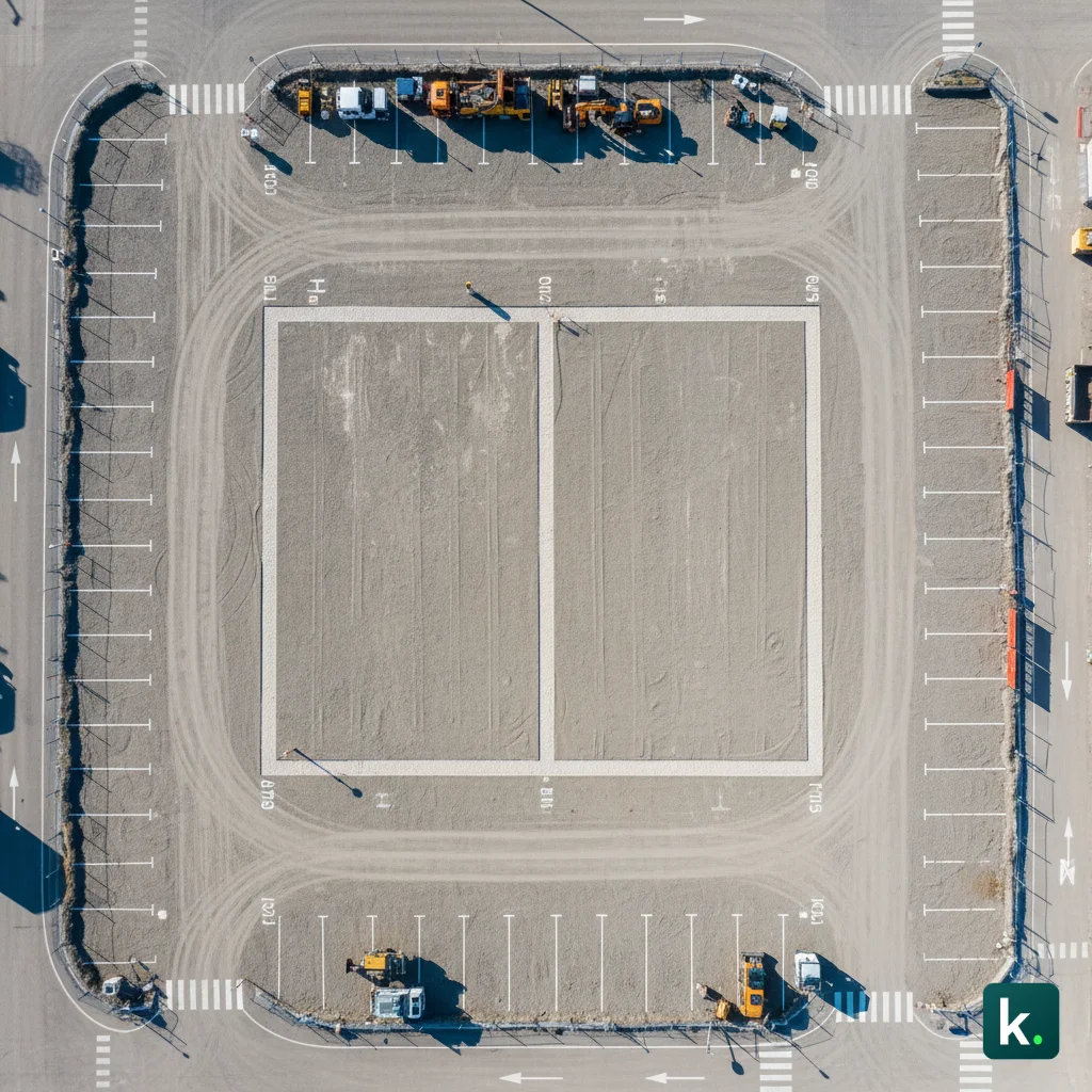 Parking temporaire chantier : quelles solutions granulaires rapides et économiques ?