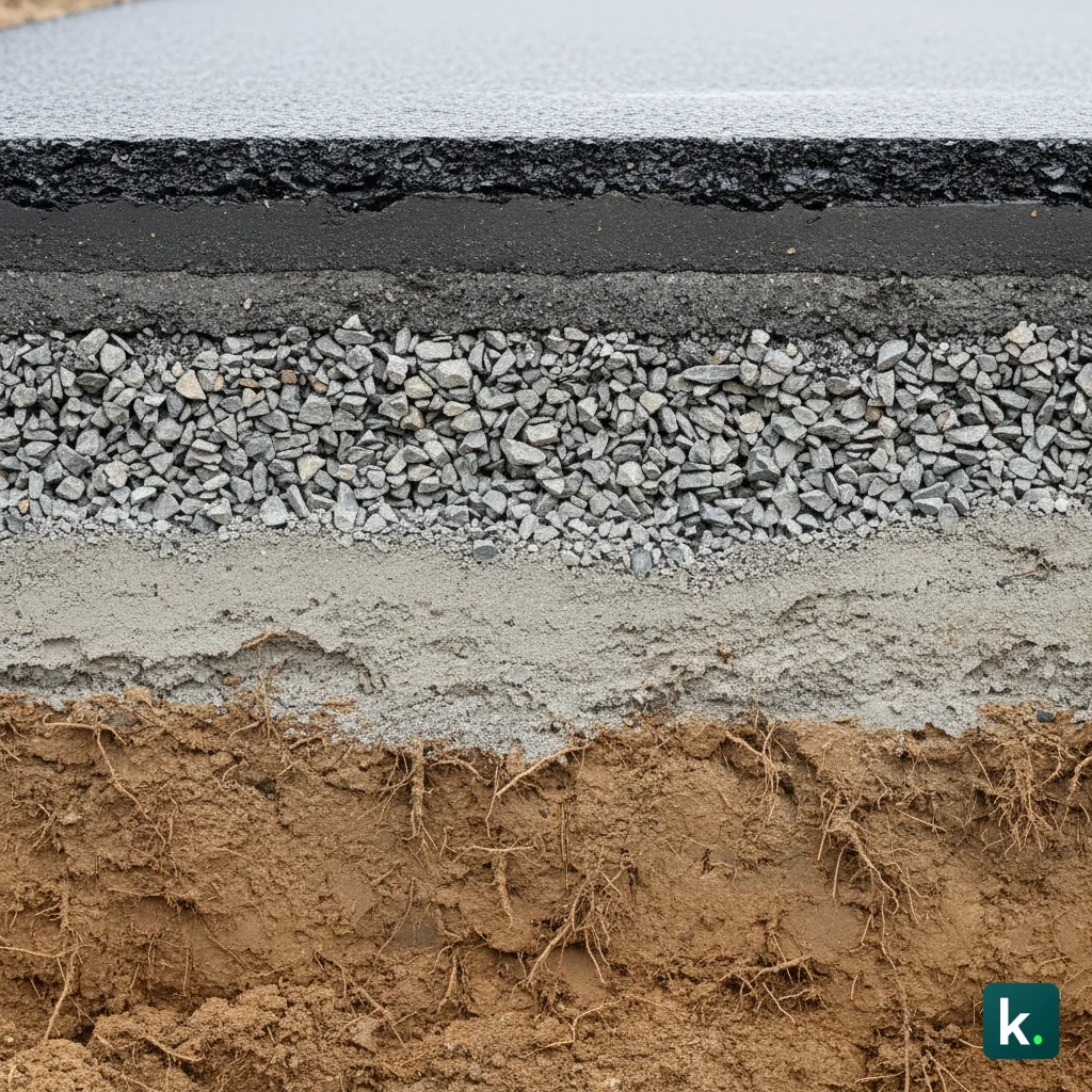 Structure de chaussée : composition et rôle des différentes couches