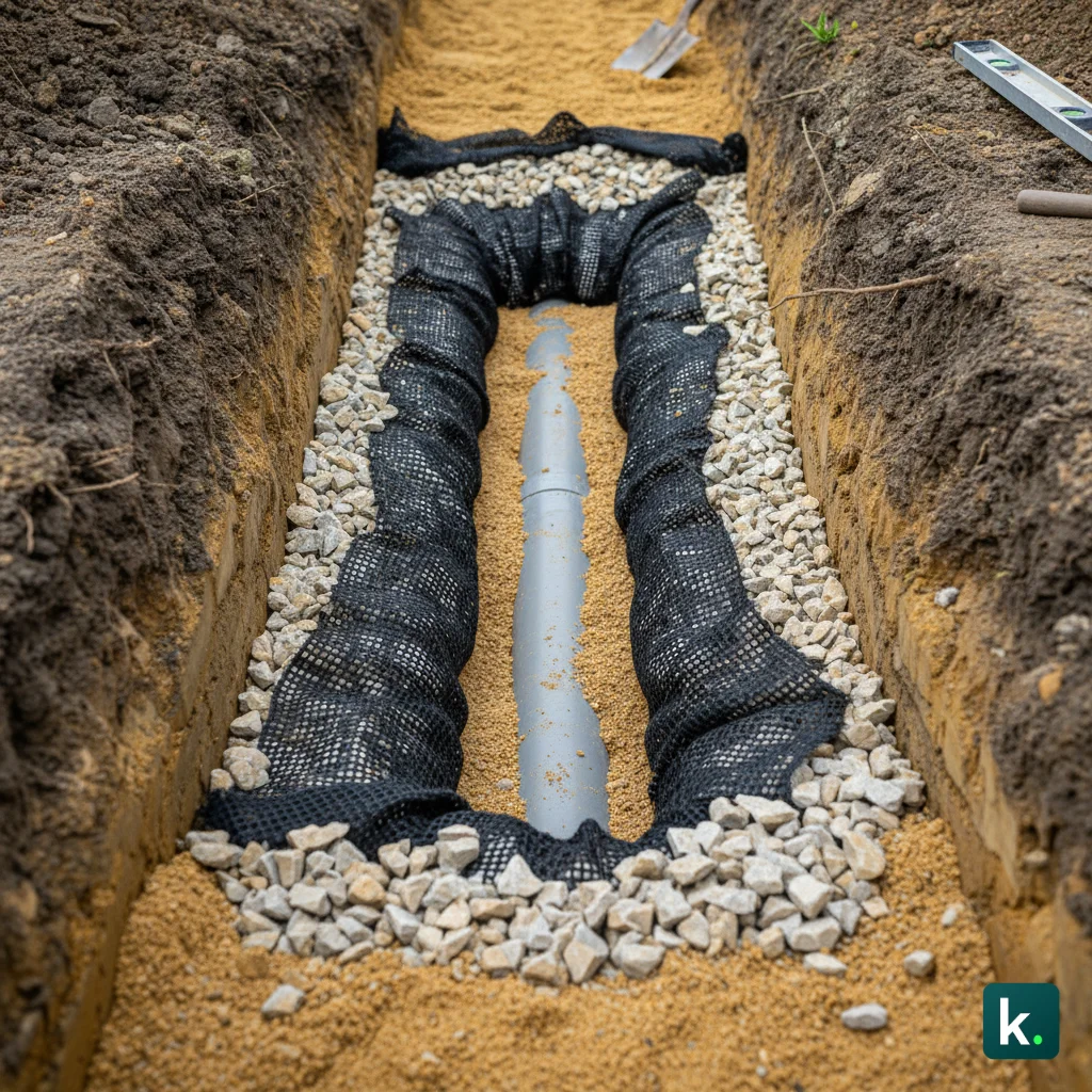 Granulats pour réseaux et assainissement : drainage, tranchées et eaux pluviales
