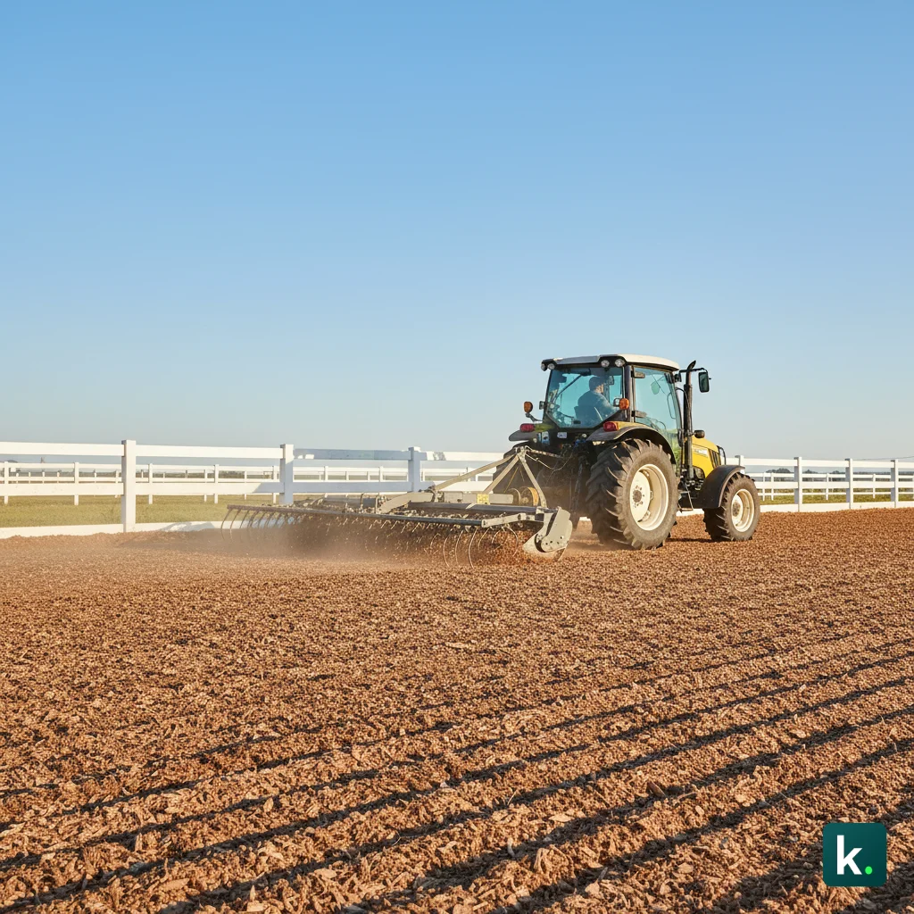 Construire une carrière équestre : granulats, drainage et entretien