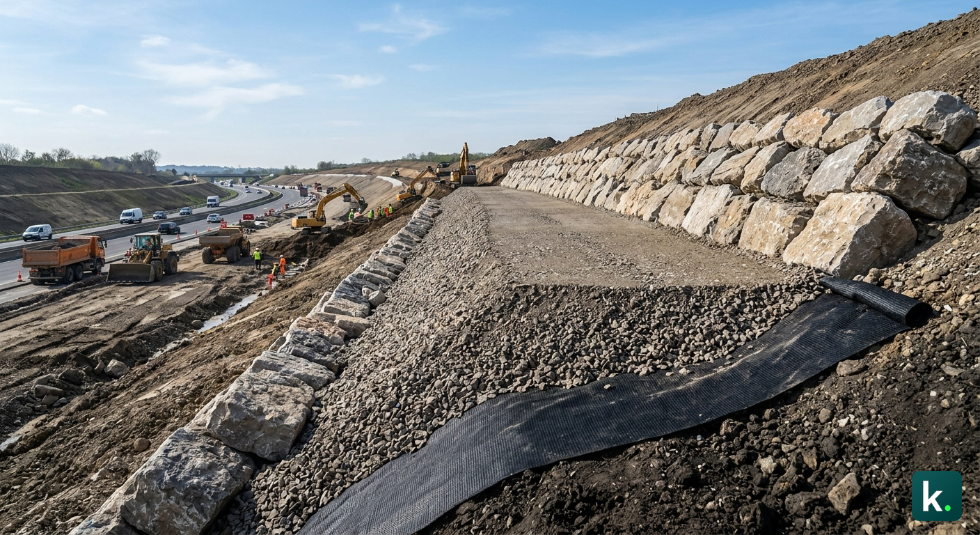 Comment stabiliser un talus ? Techniques et matériaux adaptés
