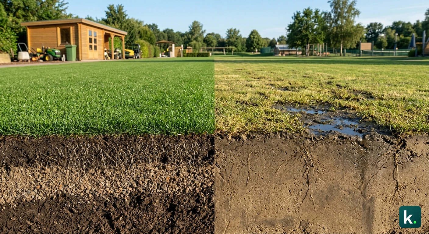 Comment préparer un terrain avant de poser du gazon ?