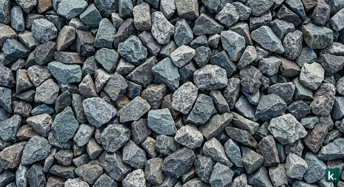 Livraison de ballast 31,5/50 agréé SNCF