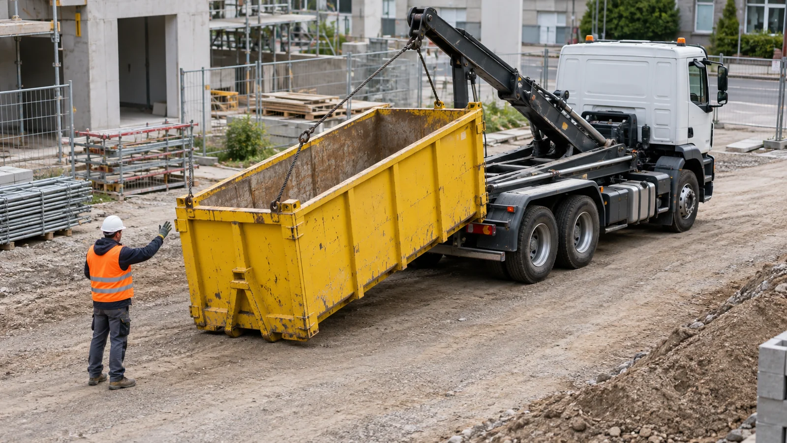 Location de benne : les prix par volume (8, 15, 30 m3)