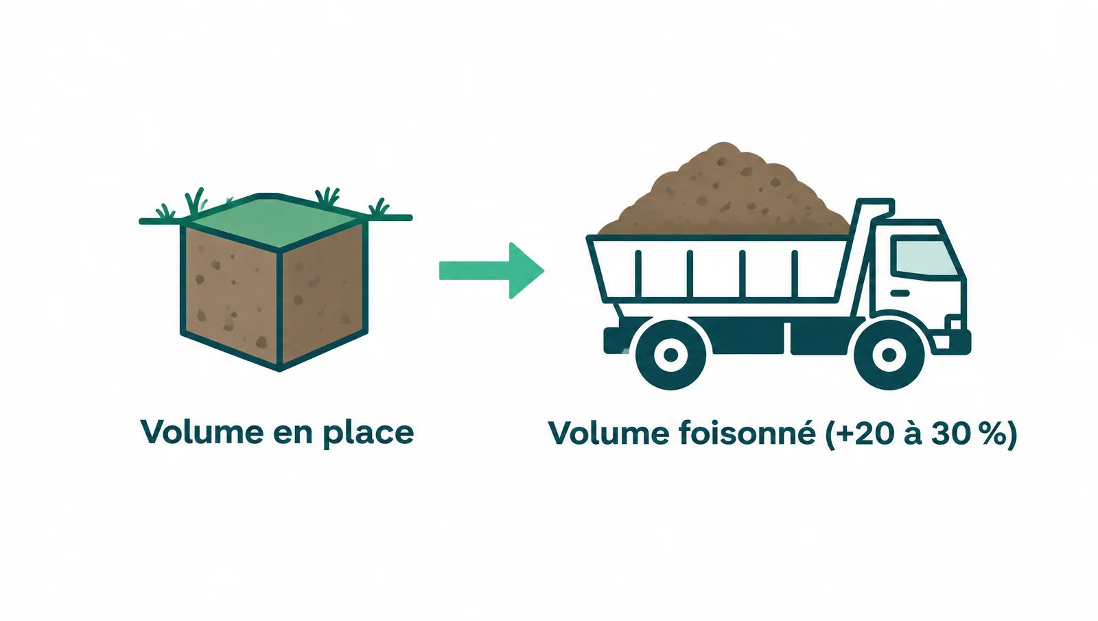 Poids d'1 m3 de terre