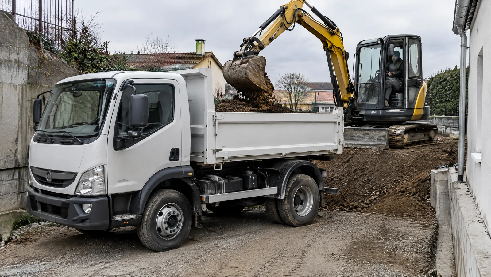 Camion benne 4x2 : pour quels chantiers