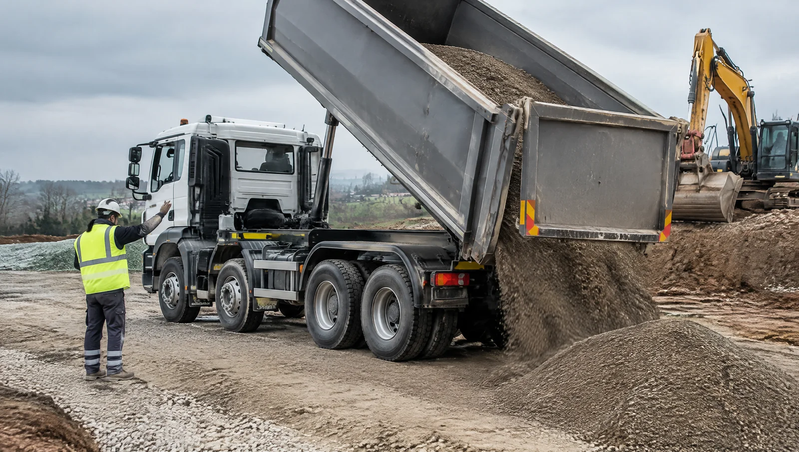 Location de camion benne avec chauffeur : le guide complet