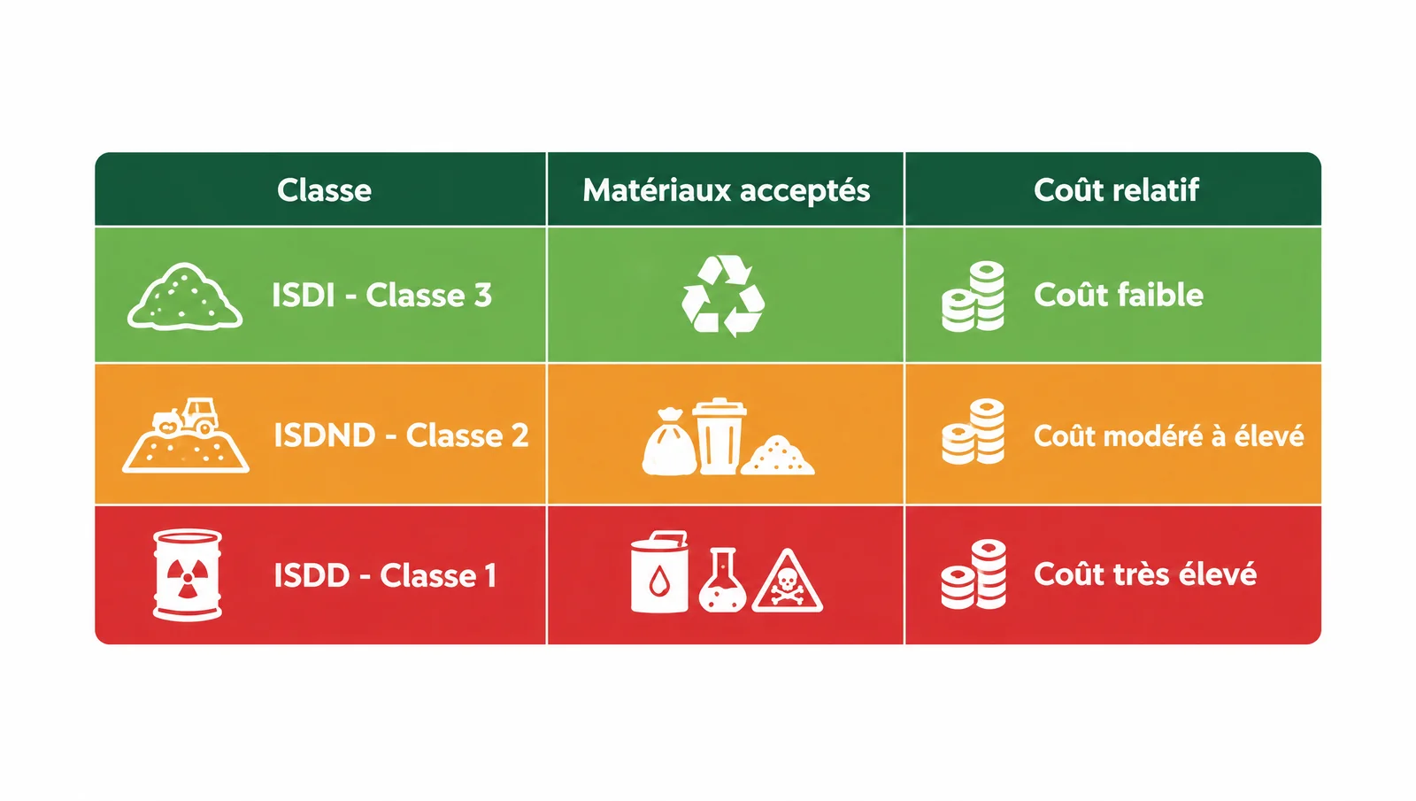 ISDI, ISDND, ISDD : quelles différences