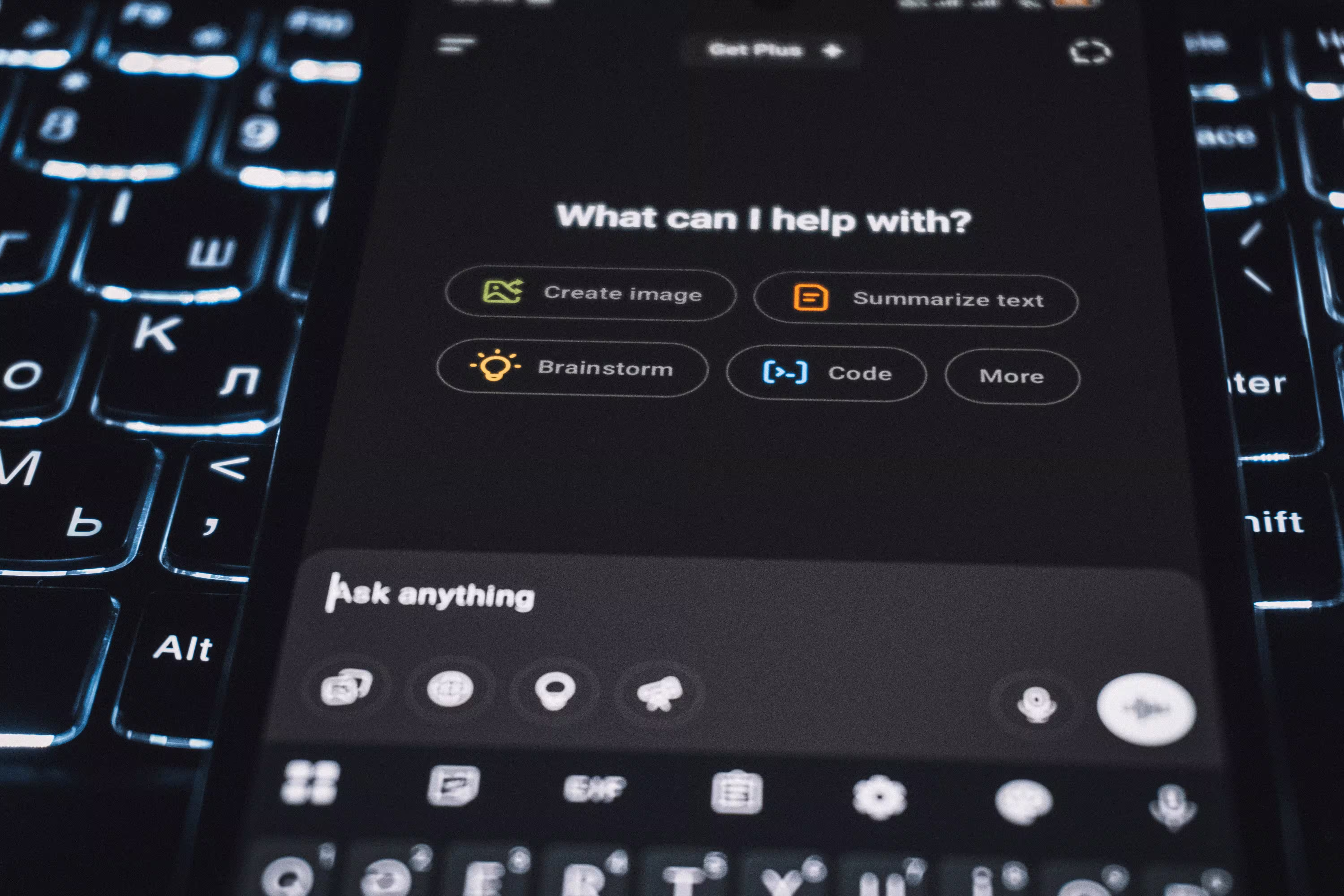 Pictue of an IA app proposing to install an automation