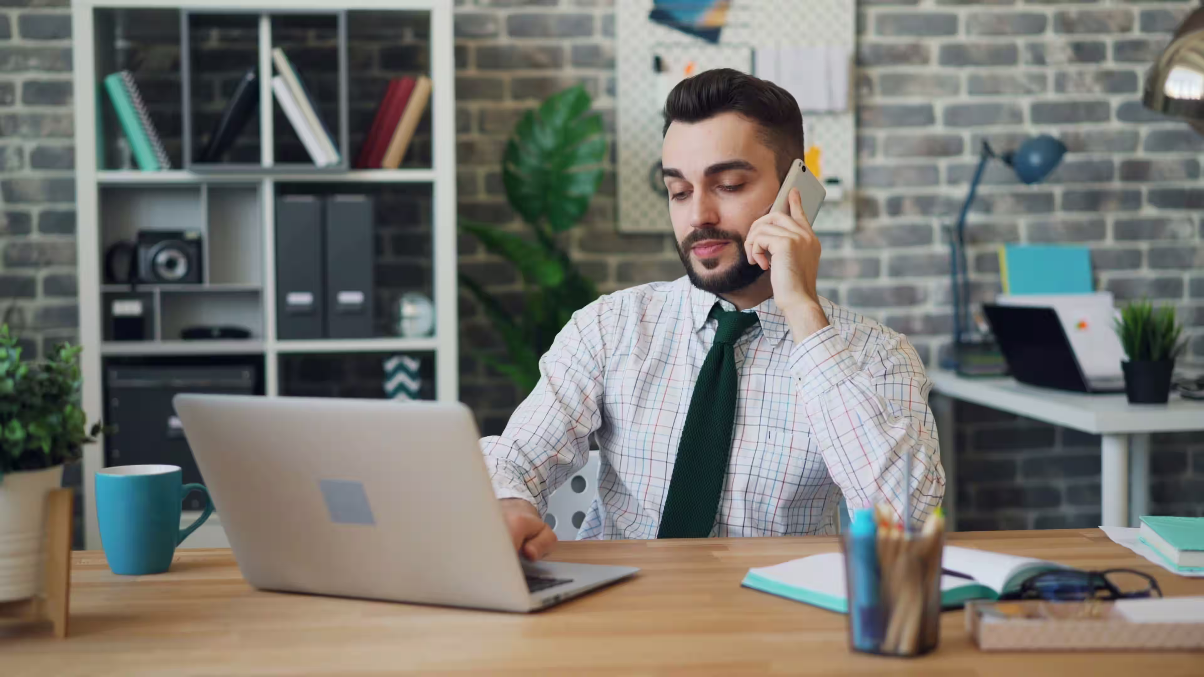 Picture of a CEO passing calls to improve customer relations