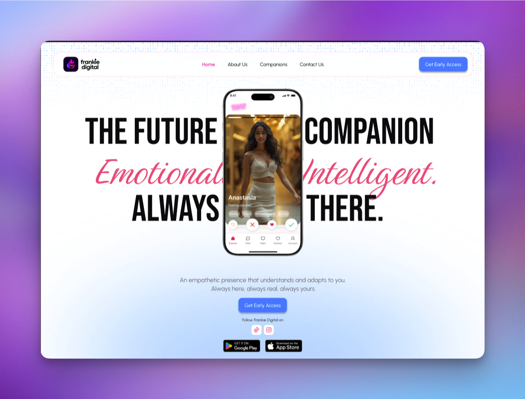 Frankie Digital — Elevating the Digital Presence to Match Creative Excellence