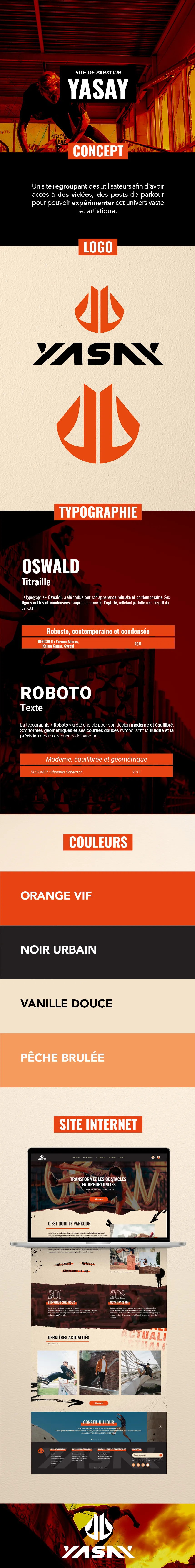 Projet responsive parkour site