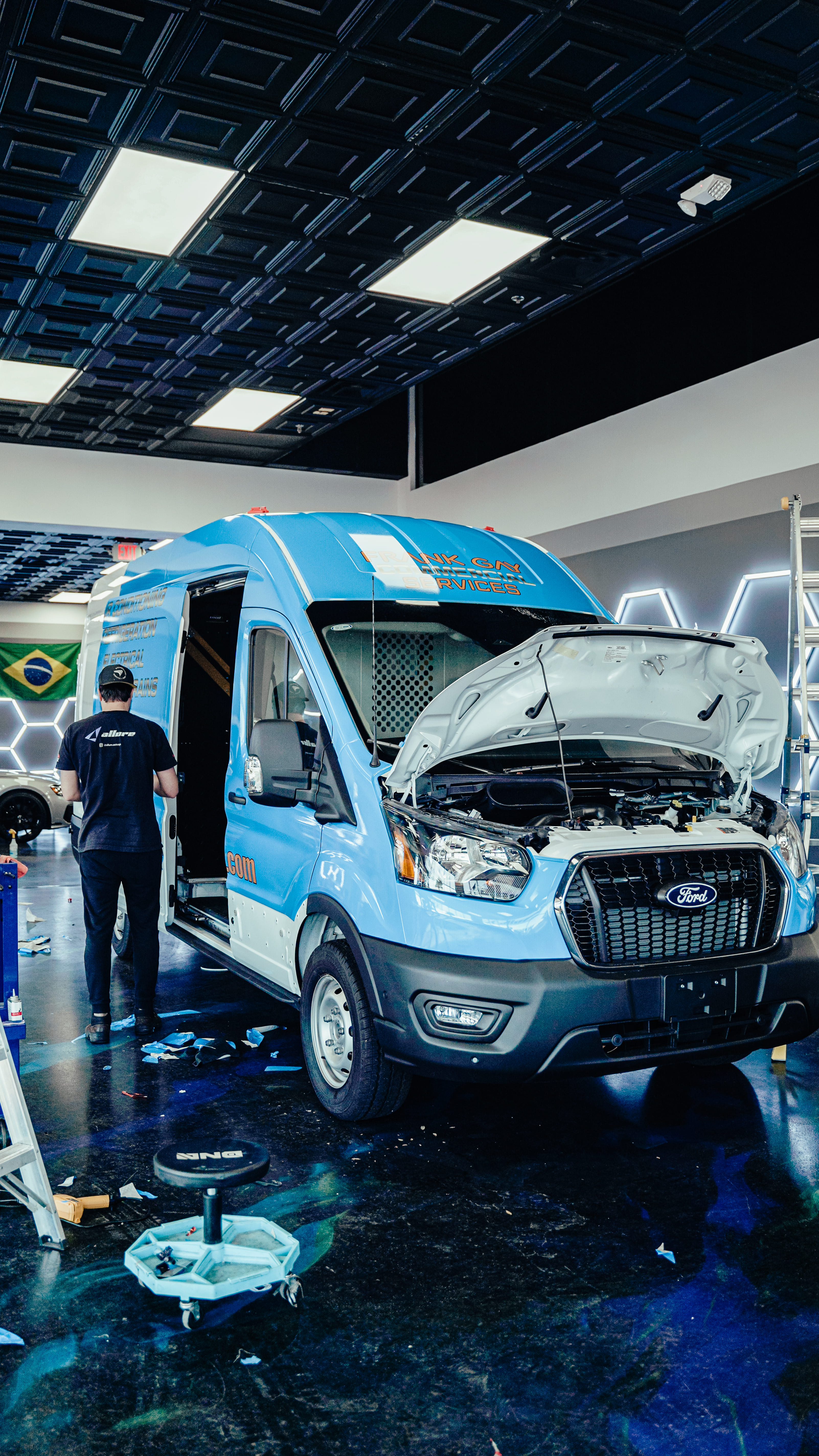 Commercial vehicle wrap by Allure Auto Spa