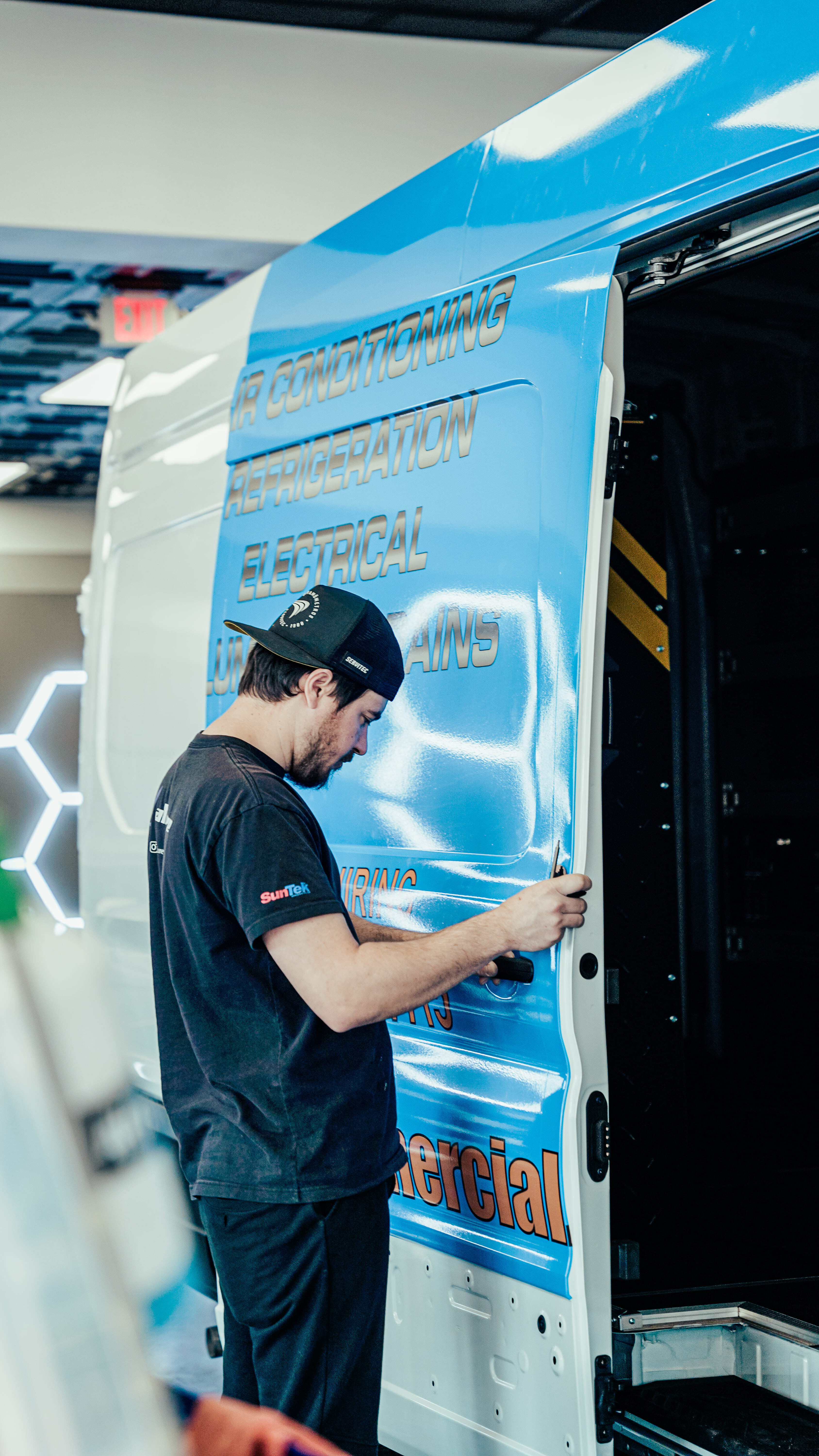 Commercial vehicle wrap by Allure Auto Spa