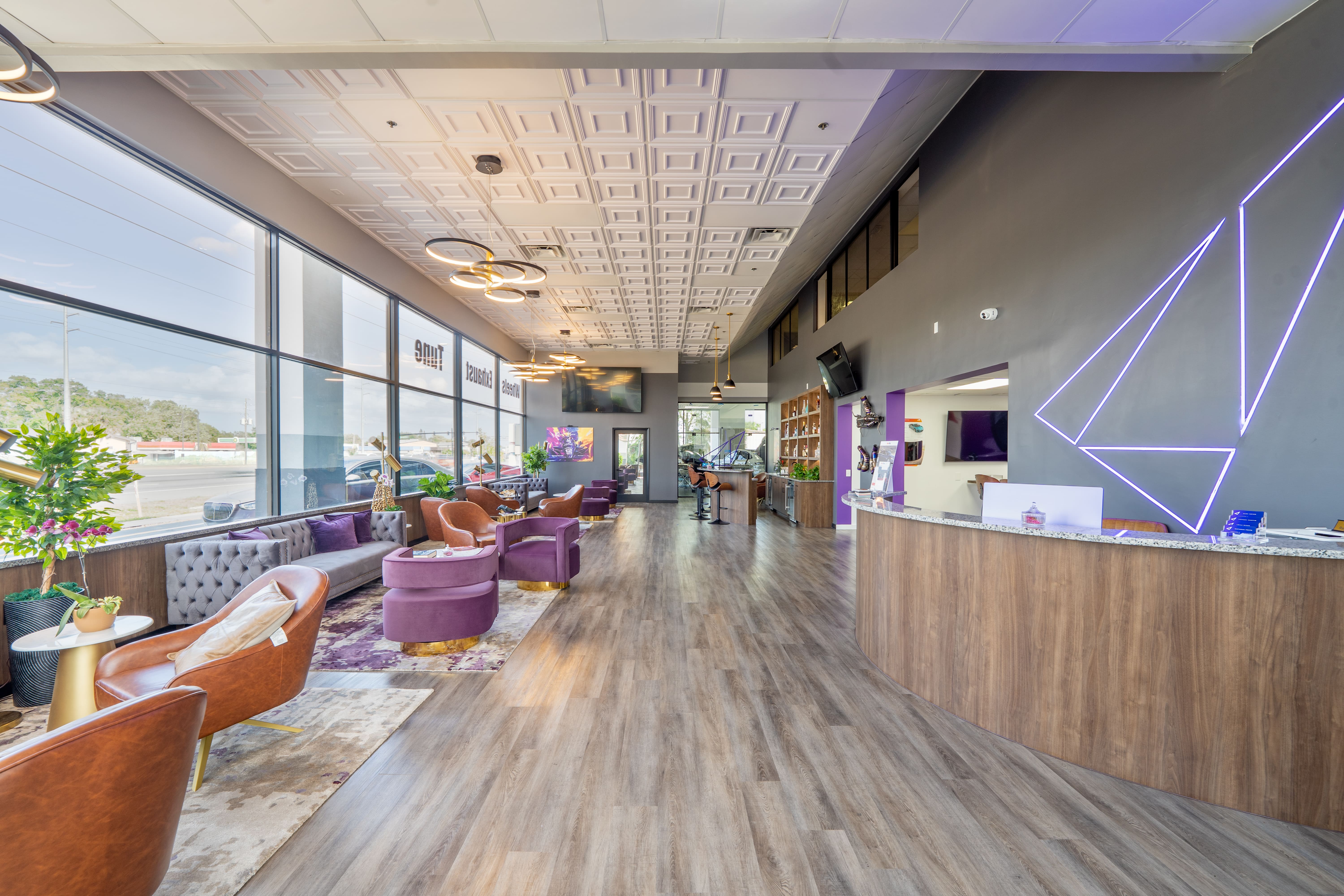 Interior of Allure Auto Spa's premium car care facility in Fern Park, FL