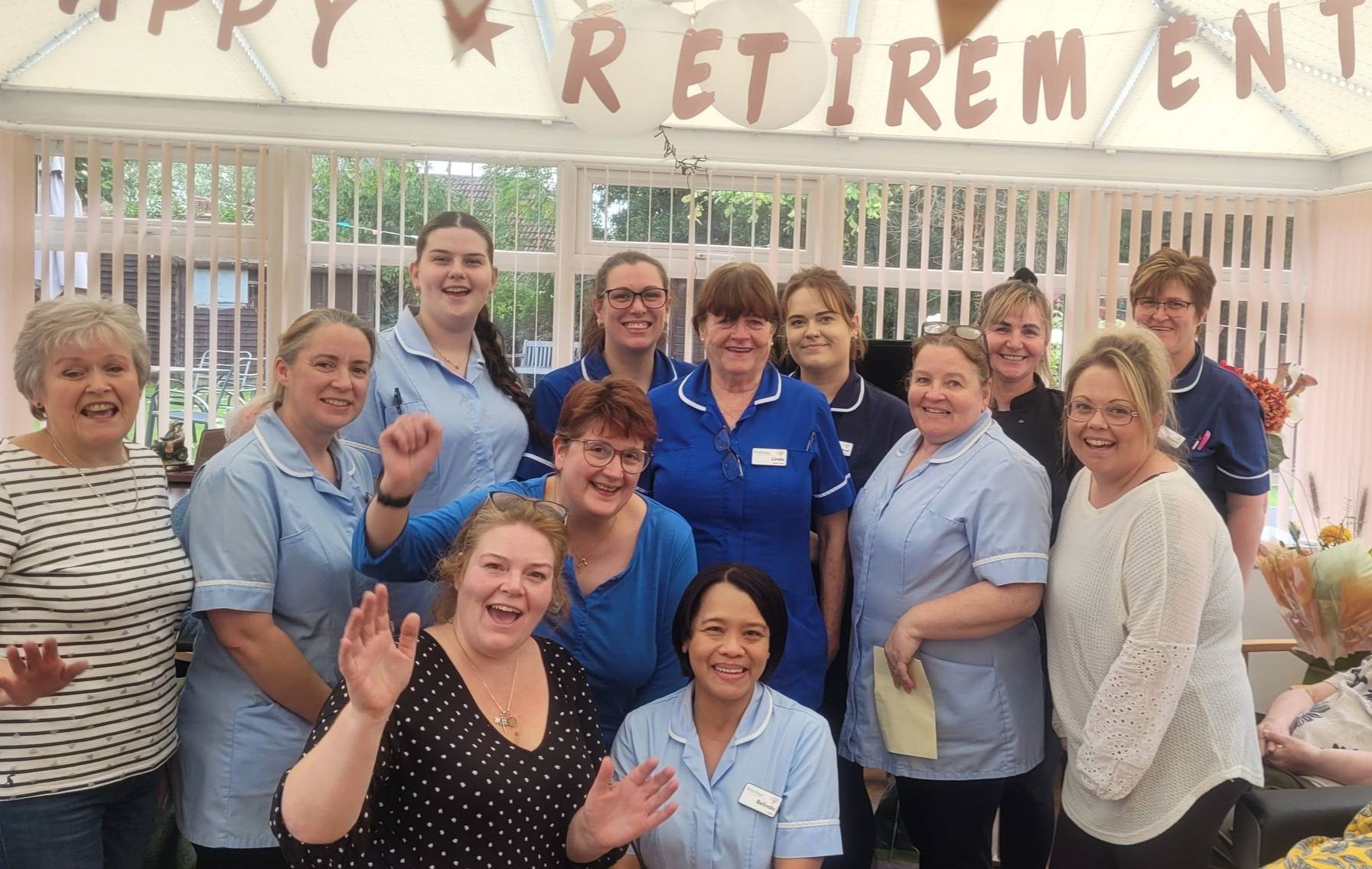 Lindas retirement from Newstead