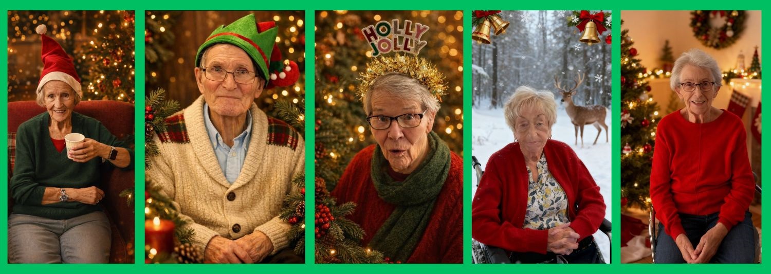 Christmas photoshoot at The Lawns 