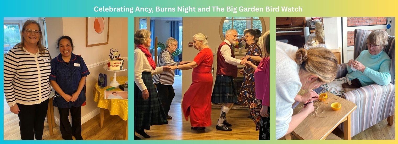 Celebrating Ancy and Burns Night at West Eaton 