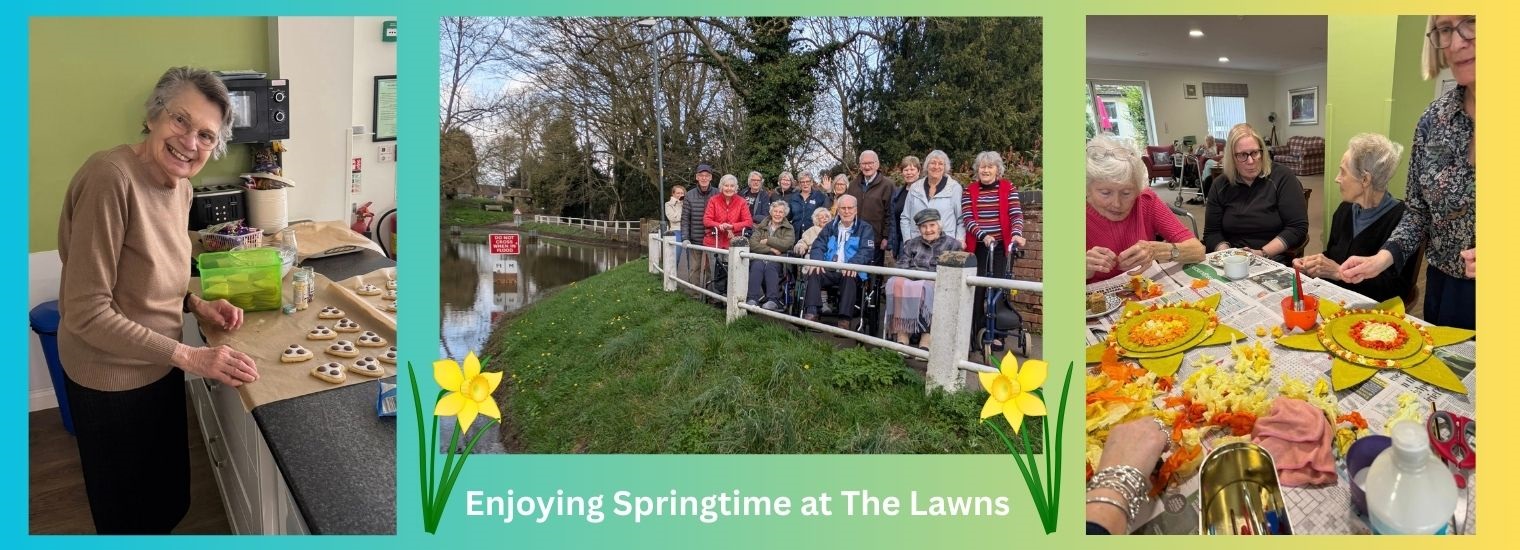 Spring montage at The Lawns