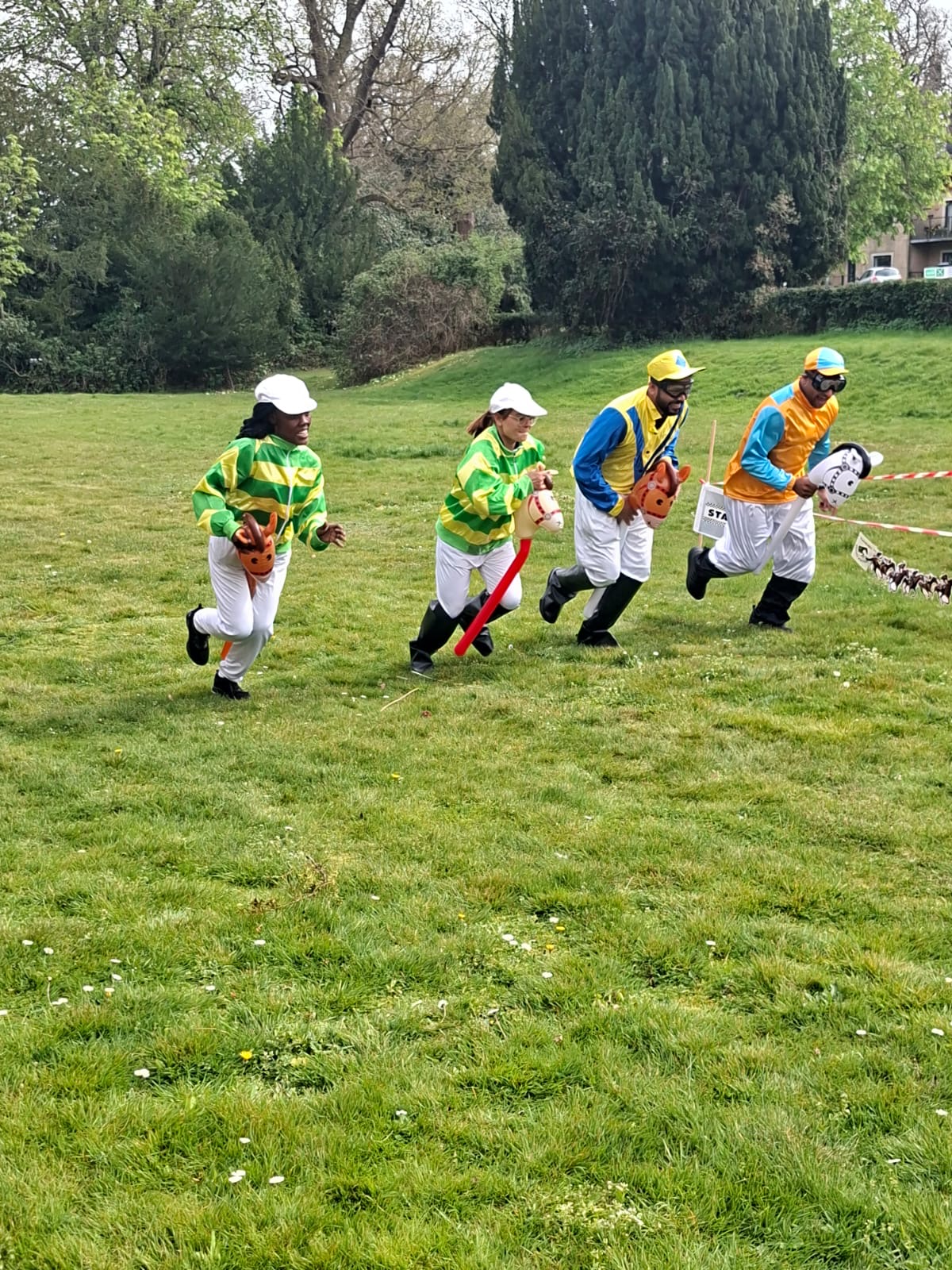 Under starters orders .....