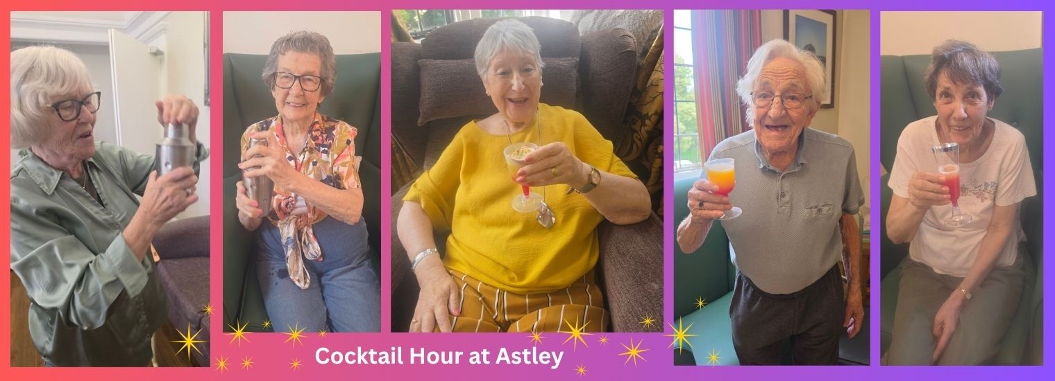 Cocktail hour at Astley Hall 