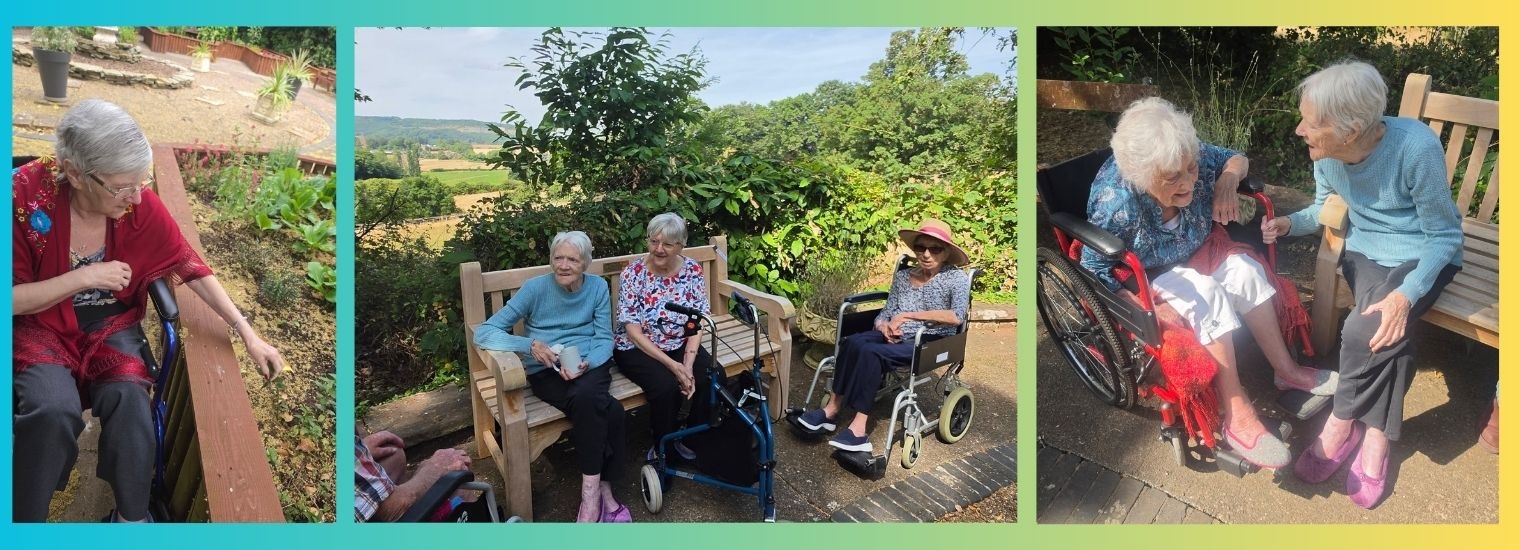 Time in the garden at Astley Hall 
