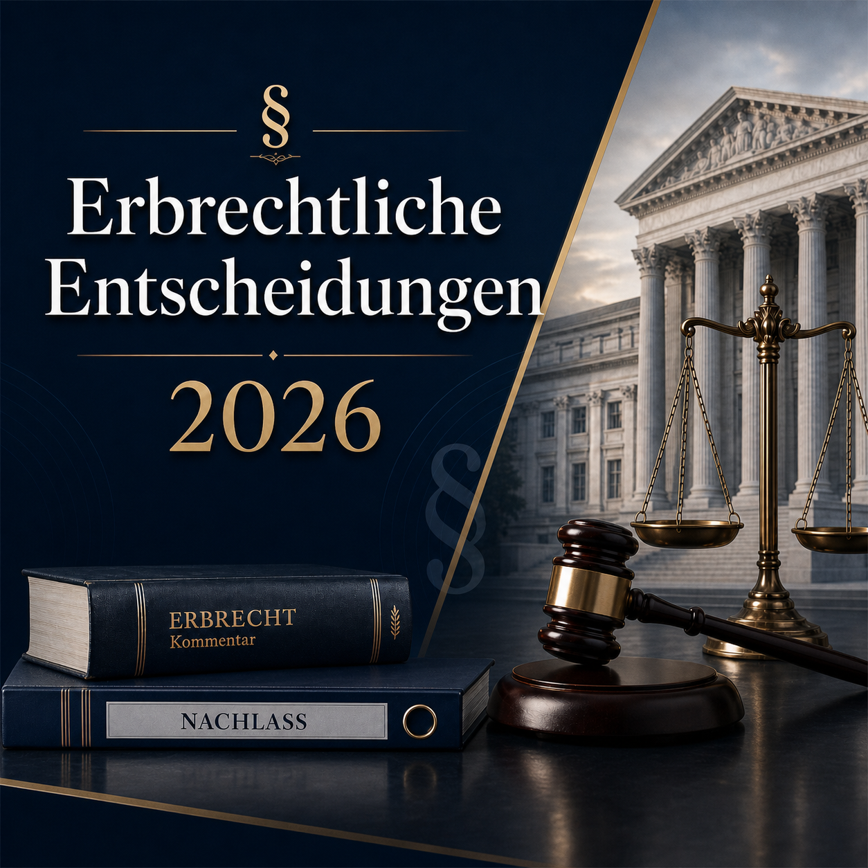 Erbrechtliche Entscheidungen im Jahr 2026 (Stand: 27.04.2026)