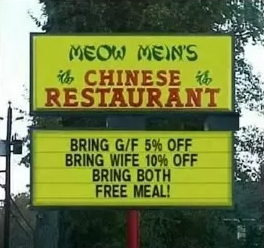 Bring Both, Free Meal