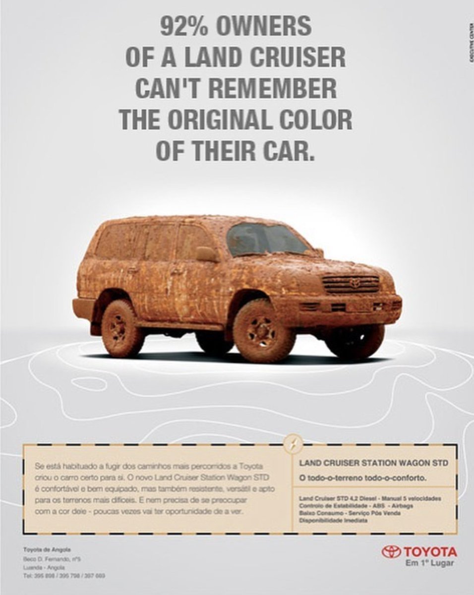 funny ad - Land Cruiser Original Color