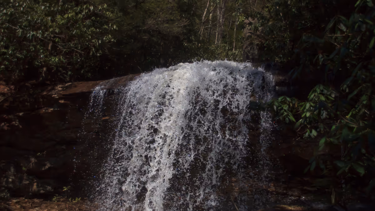 Closeup of the Blackwater Falls
