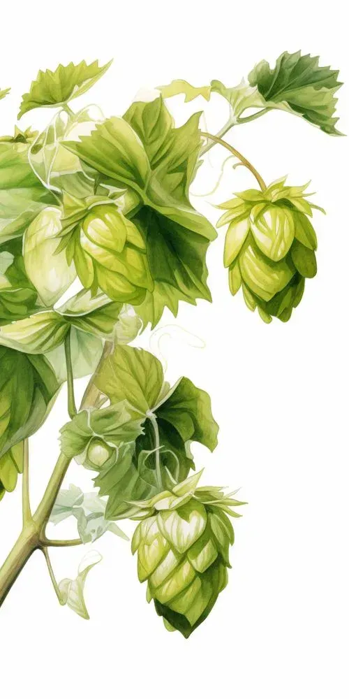 Dekorative Hopfenblüten