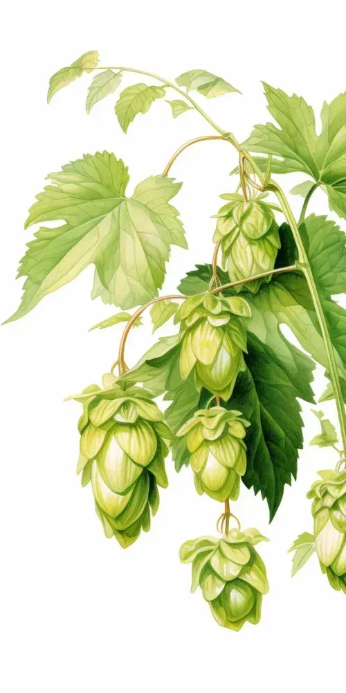 Dekorative Hopfenblüten