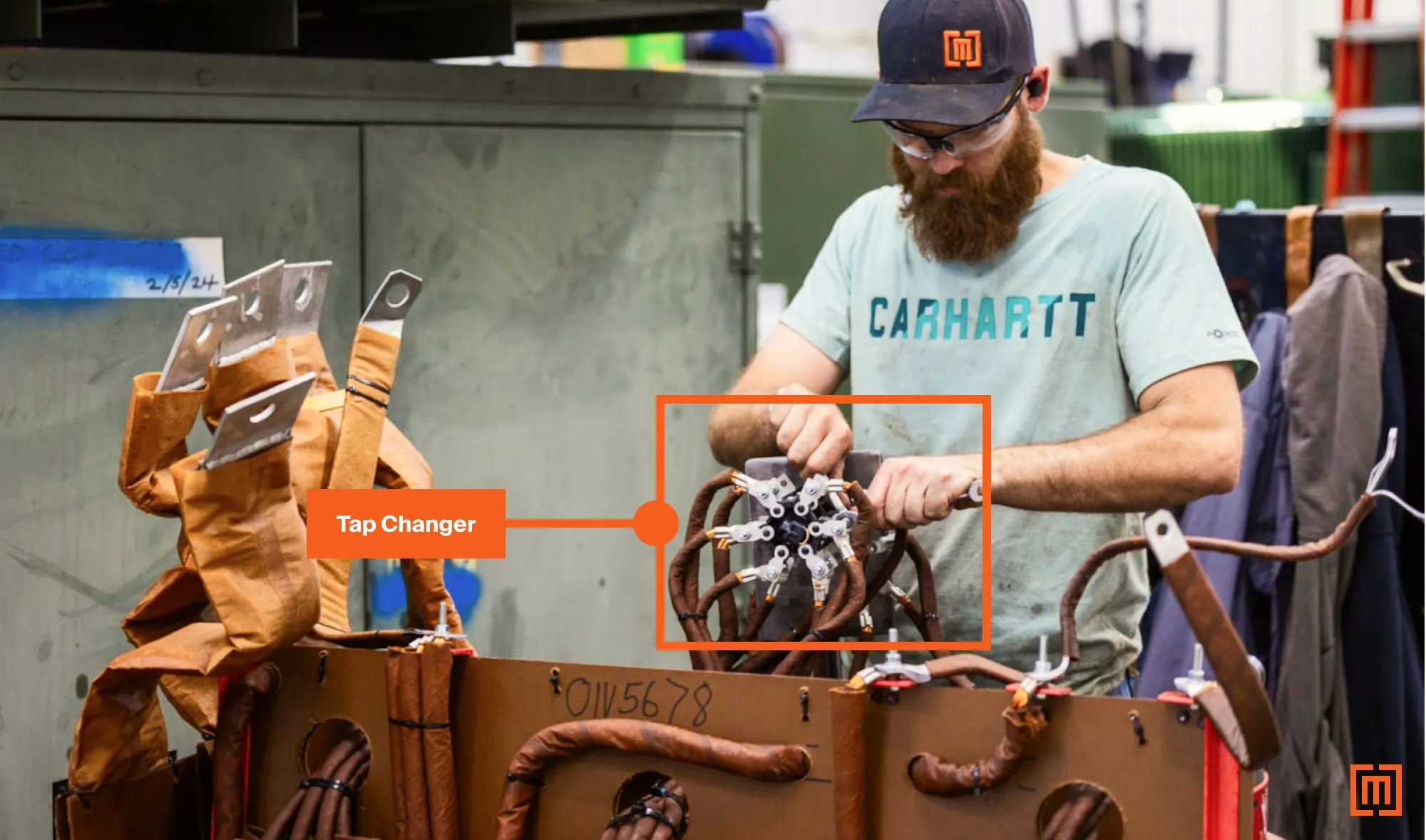 Installation of tap changer