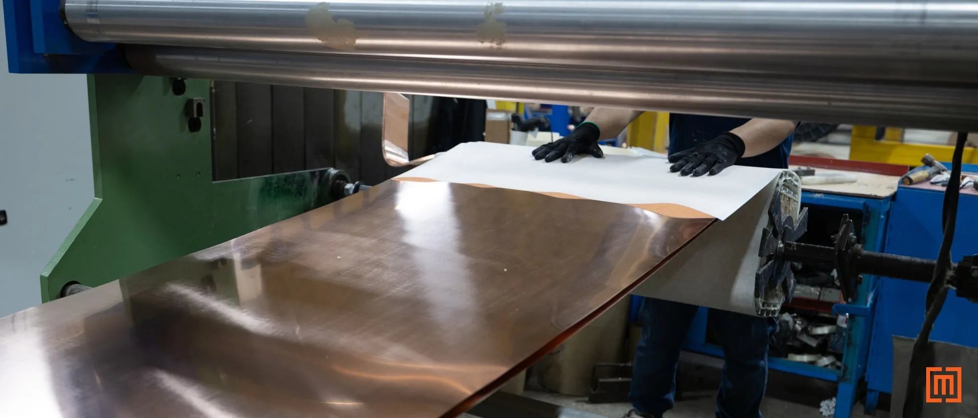 Preparing steel for sheet winding