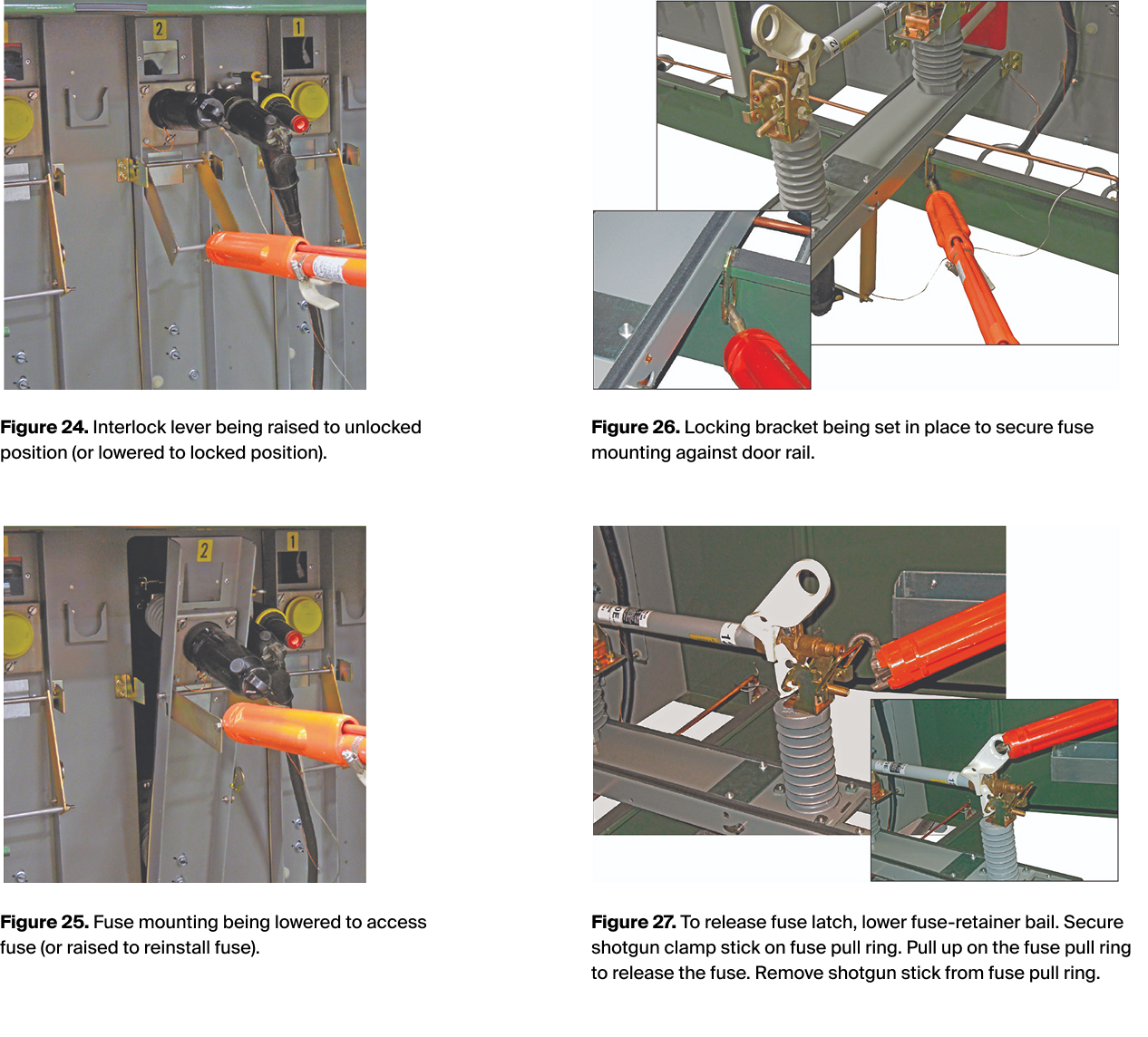 Raising interlock lever