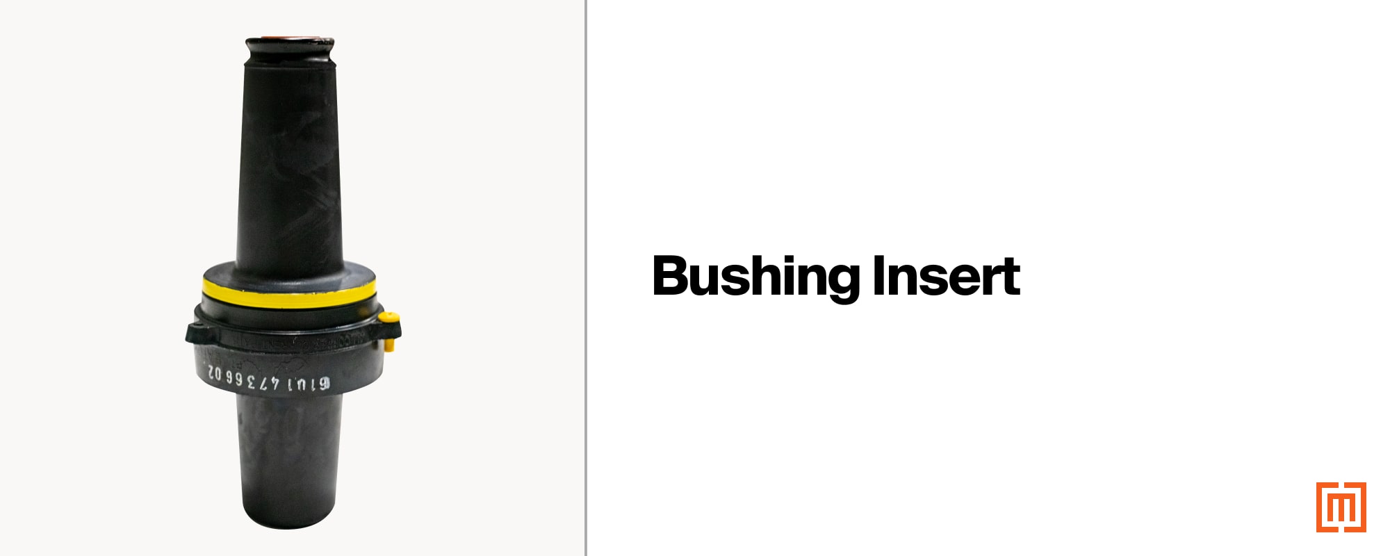 Dead front bushing insert